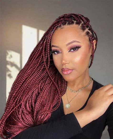 african box braids hairstyles|More.